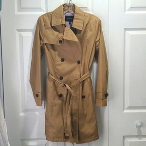 Banana Republic Trench Coat Small Camel